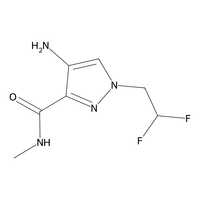 4-Amino-1-(2,2-difluoroethyl)-N-methyl-1H-pyrazole...