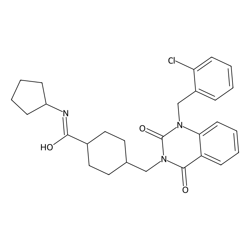 4-((1-(2-chlorobenzyl)-2,4-dioxo-1,2-dihydroquinaz...