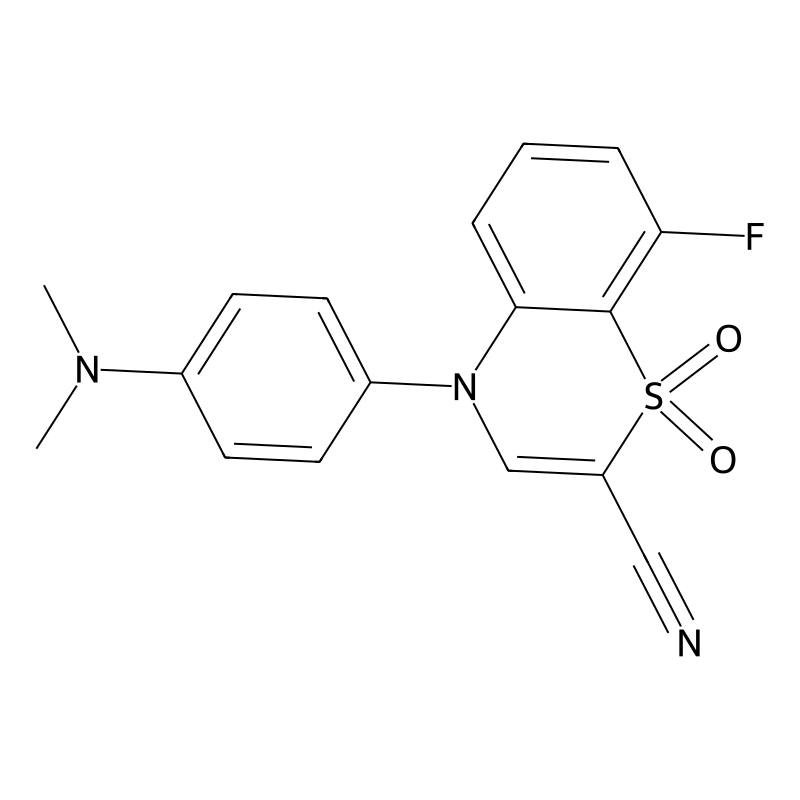 4-[4-(dimethylamino)phenyl]-8-fluoro-1,1-dioxo-4H-...