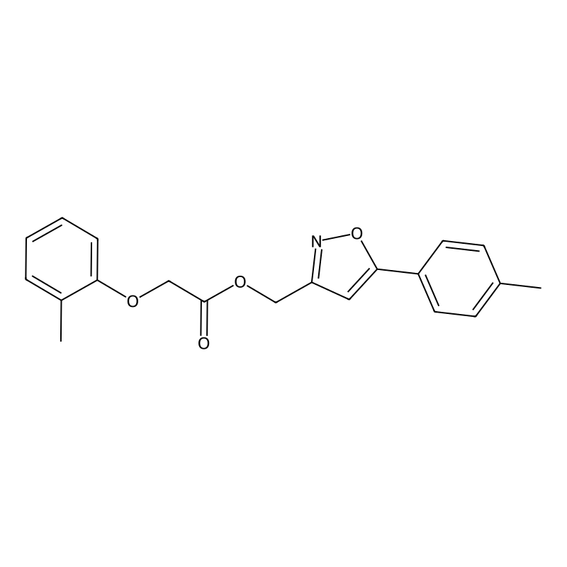 [5-(4-methylphenyl)-1,2-oxazol-3-yl]methyl 2-(2-me...