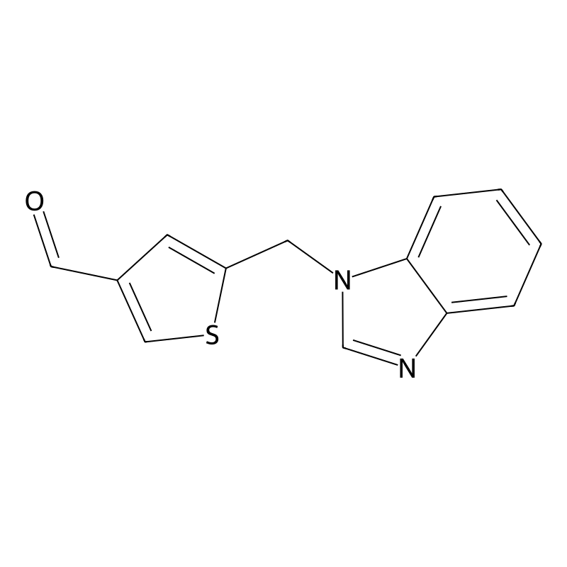 5-(1H-benzimidazol-1-ylmethyl)thiophene-3-carbalde...