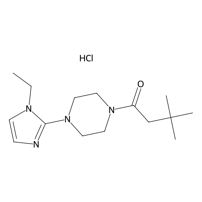 1-(4-(1-ethyl-1H-imidazol-2-yl)piperazin-1-yl)-3,3...