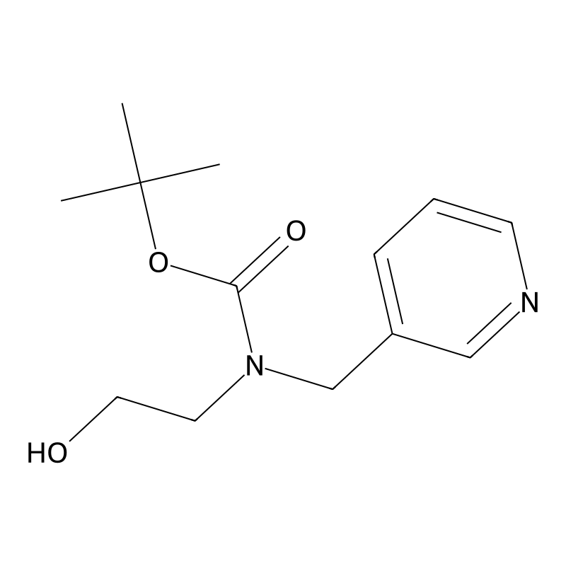 t-Butyl (2-hydroxyethyl)(3-pyridylmethyl)carbamate