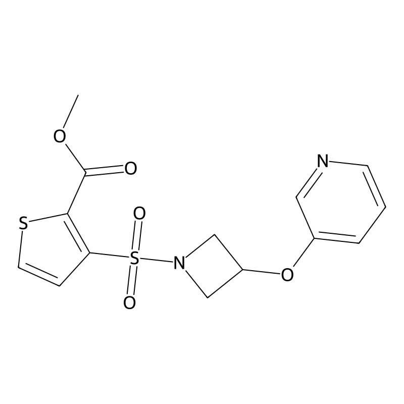 Methyl 3-((3-(pyridin-3-yloxy)azetidin-1-yl)sulfon...