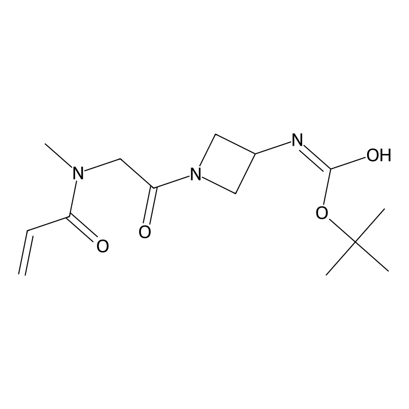 Tert-butyl N-[1-[2-[methyl(prop-2-enoyl)amino]acet...