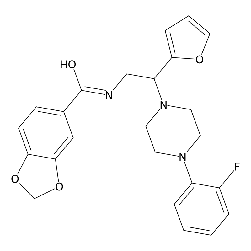 Buy N-(2-(4-(2-fluorophenyl)piperazin-1-yl)-2-(furan-2-yl)ethyl)benzo[d ...