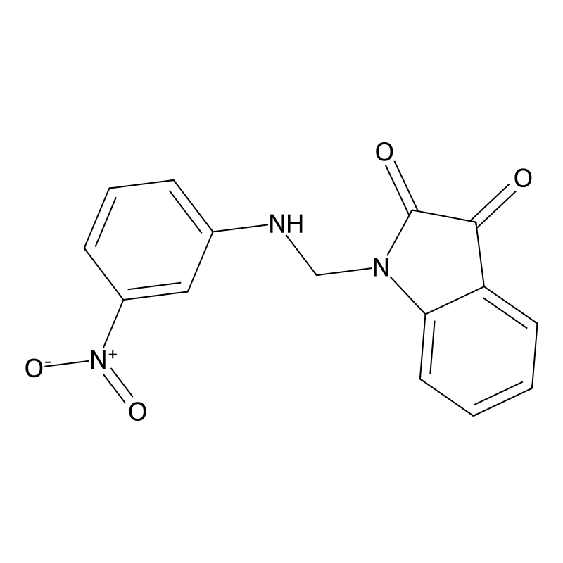 1-(((3-Nitrophenyl)amino)methyl)indoline-2,3-dione