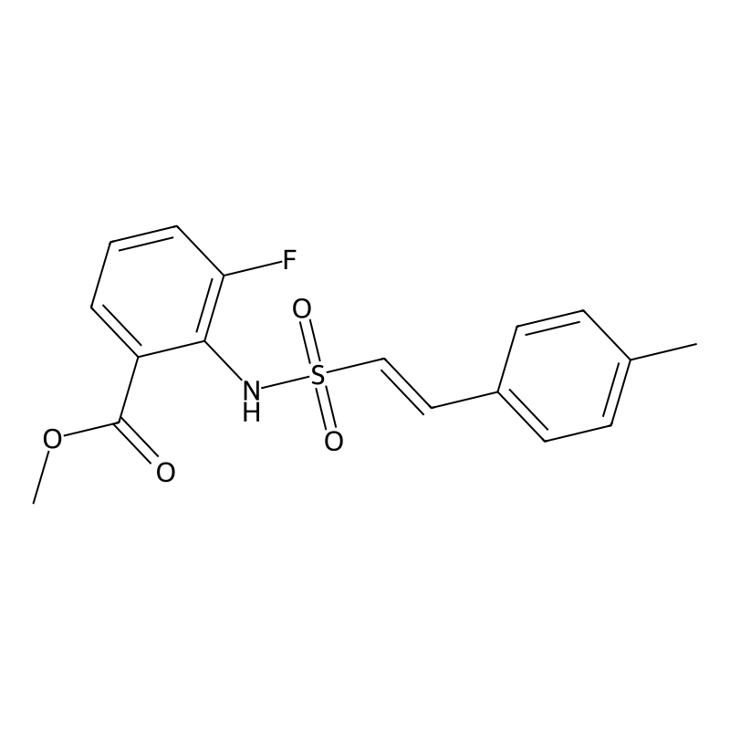 Methyl 3-fluoro-2-[[(E)-2-(4-methylphenyl)ethenyl]...