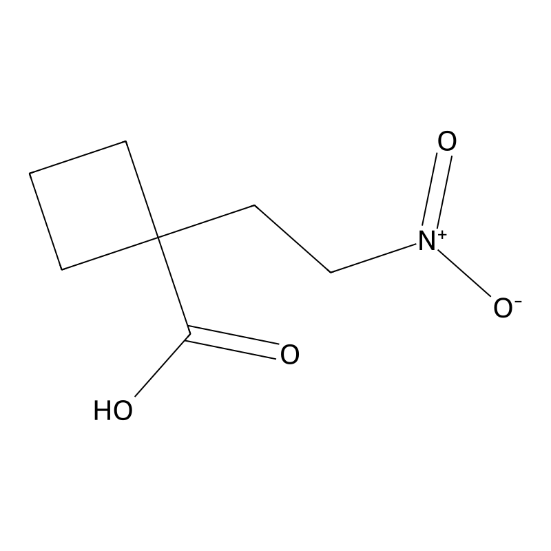 1-(2-Nitroethyl)cyclobutane-1-carboxylic acid