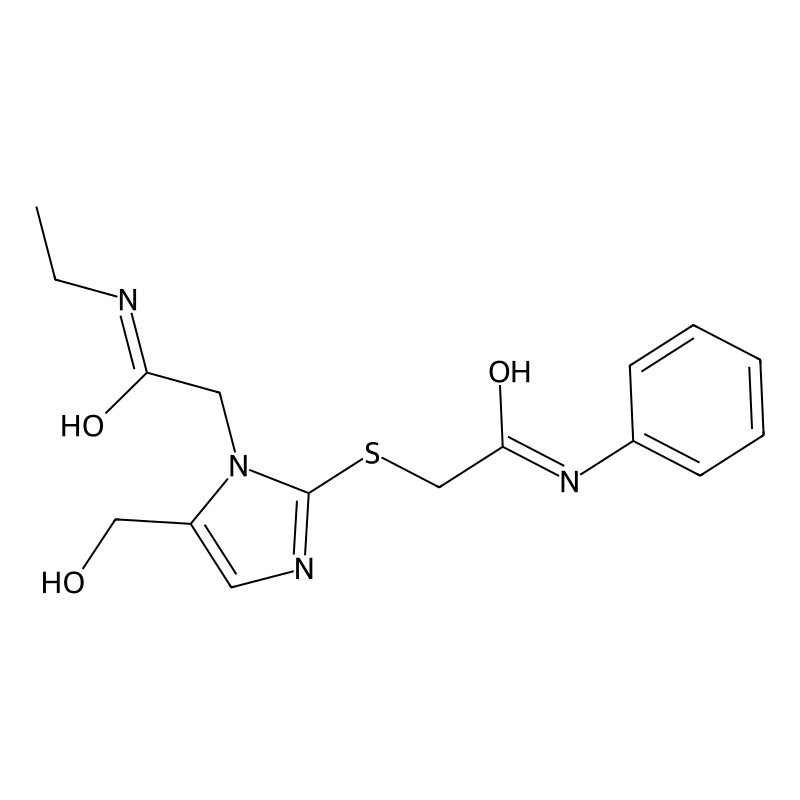 2-[2-[(2-anilino-2-oxoethyl)thio]-5-(hydroxymethyl...