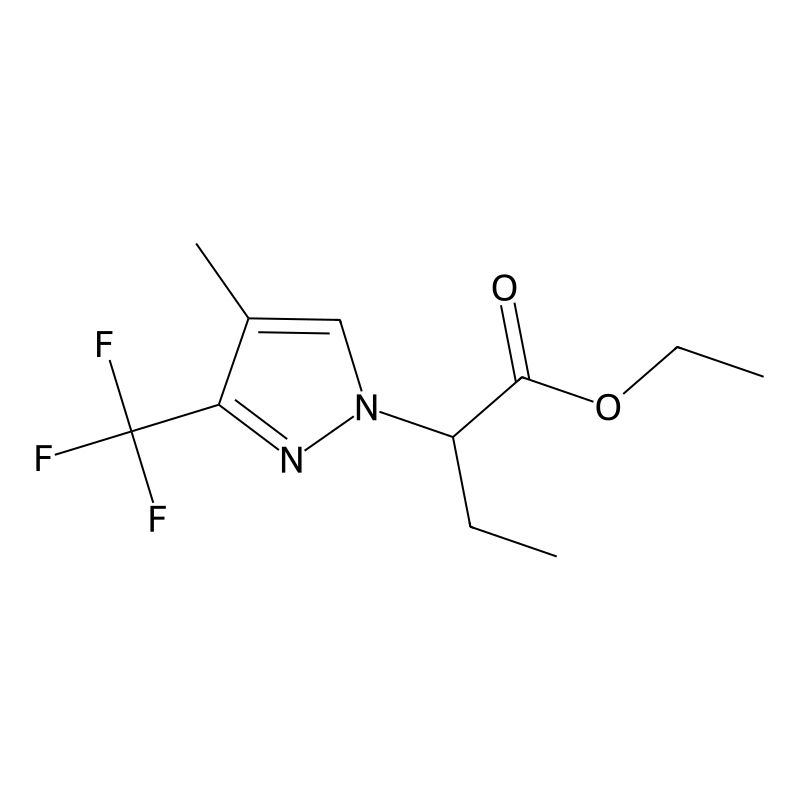 Ethyl 2-[4-methyl-3-(trifluoromethyl)-1H-pyrazol-1...