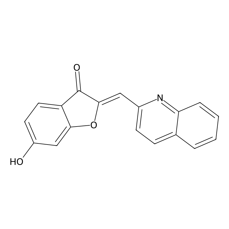 (2Z)-6-hydroxy-2-[(quinolin-2-yl)methylidene]-2,3-...