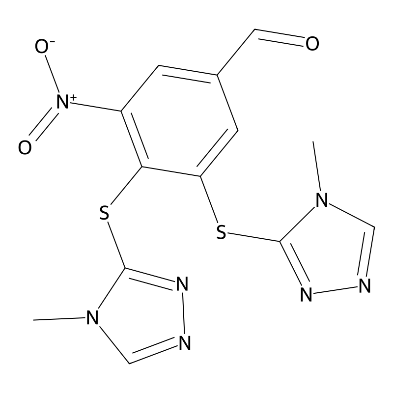 3,4-Bis[(4-methyl-1,2,4-triazol-3-yl)sulfanyl]-5-n...