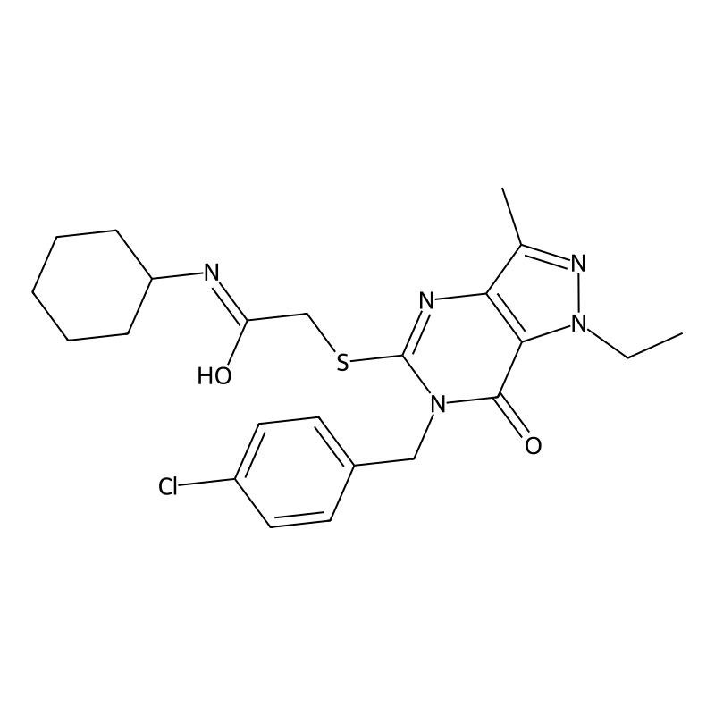 2-({6-[(4-chlorophenyl)methyl]-1-ethyl-3-methyl-7-...