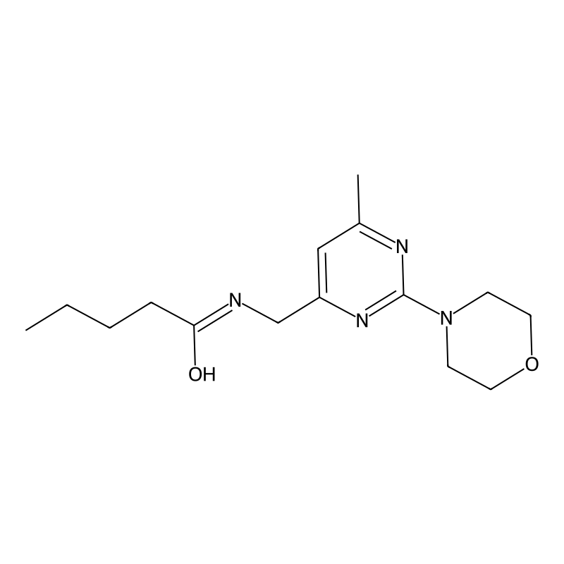 N-((6-methyl-2-morpholinopyrimidin-4-yl)methyl)pen...