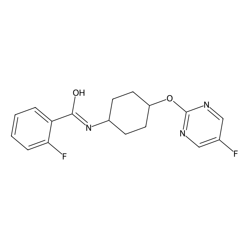 2-fluoro-N-((1r,4r)-4-((5-fluoropyrimidin-2-yl)oxy...