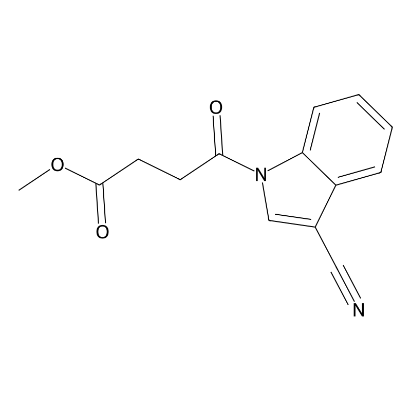 methyl 4-(3-cyano-1H-indol-1-yl)-4-oxobutanoate