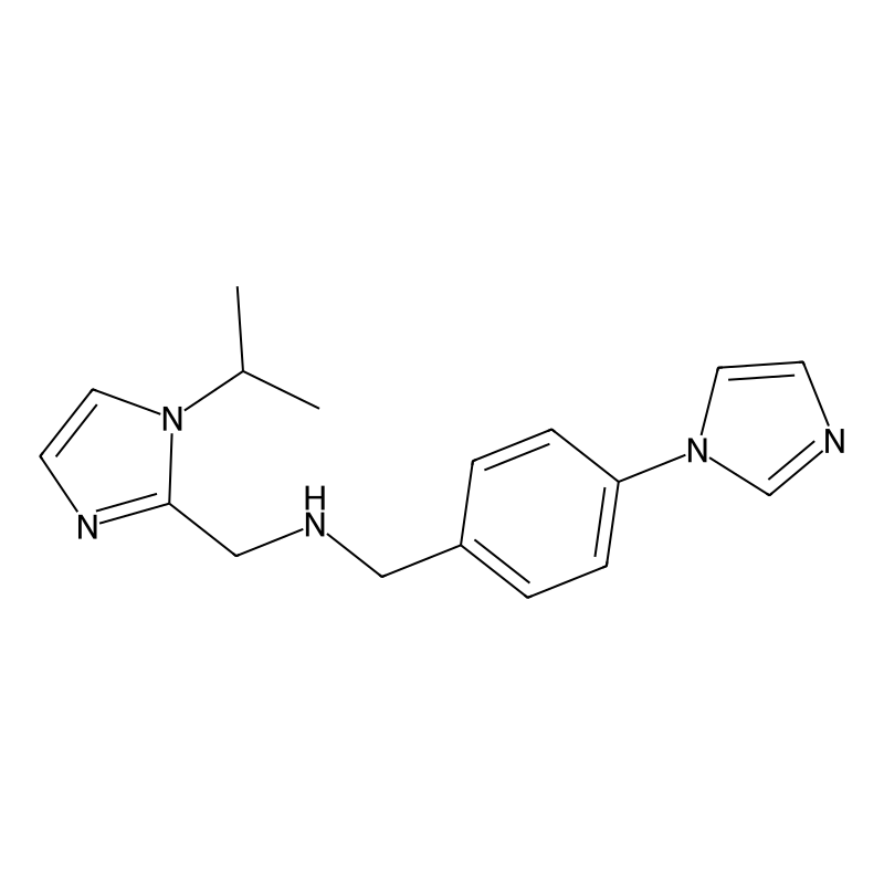 1-(4-Imidazol-1-ylphenyl)-N-[(1-propan-2-ylimidazo...