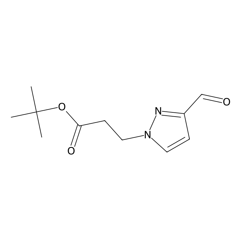 Tert-butyl 3-(3-formylpyrazol-1-yl)propanoate