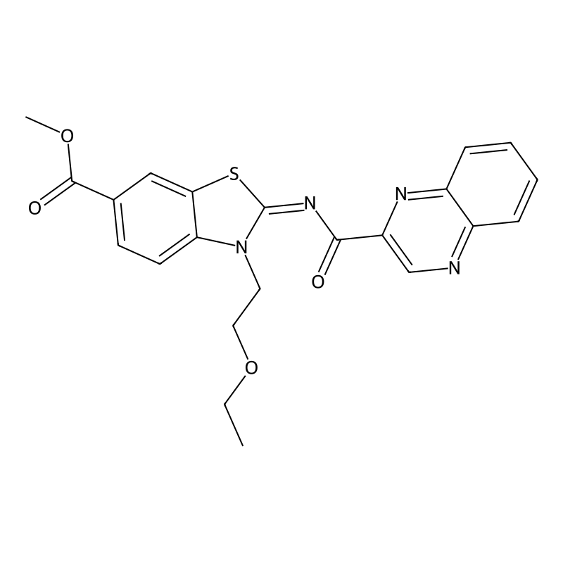 (Z)-methyl 3-(2-ethoxyethyl)-2-((quinoxaline-2-car...