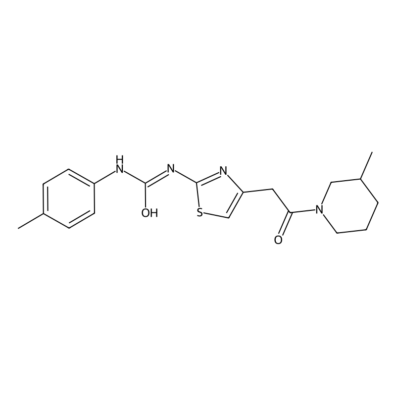 1-(4-(2-(3-Methylpiperidin-1-yl)-2-oxoethyl)thiazo...