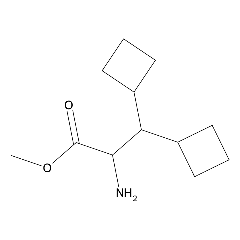 Methyl 2-amino-3,3-di(cyclobutyl)propanoate