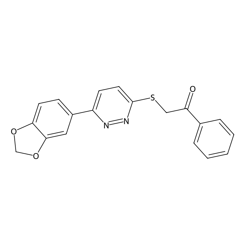 2-{[6-(2H-1,3-benzodioxol-5-yl)pyridazin-3-yl]sulf...