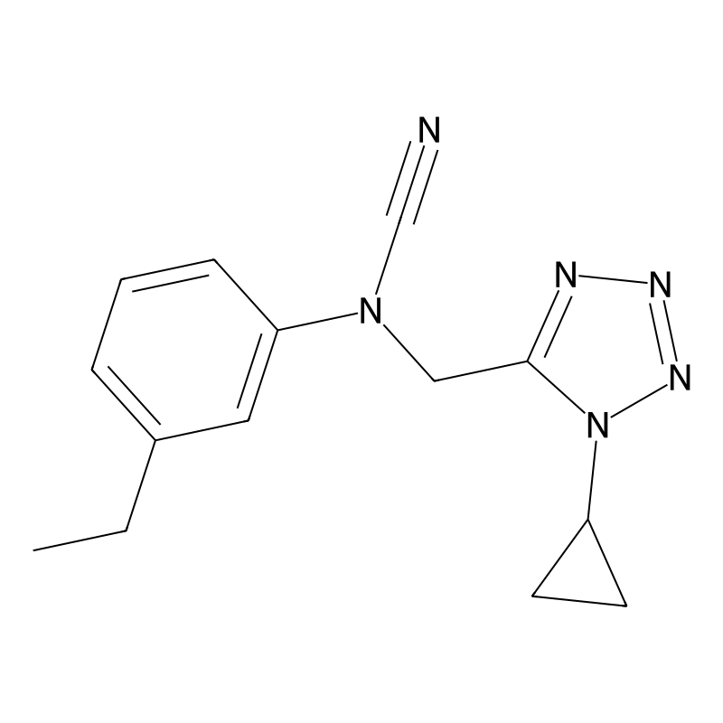 N-cyano-N-[(1-cyclopropyl-1H-1,2,3,4-tetrazol-5-yl...