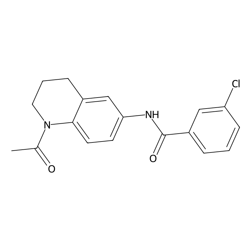 N-(1-acetyl-3,4-dihydro-2H-quinolin-6-yl)-3-chloro...