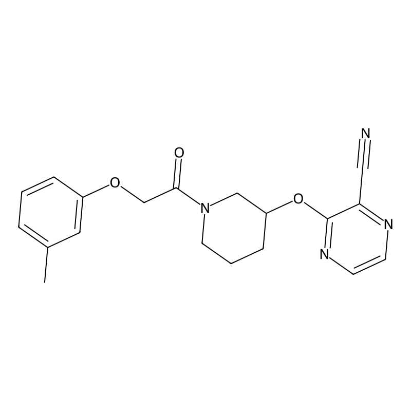 3-((1-(2-(m-Tolyloxy)acetyl)piperidin-3-yl)oxy)pyr...