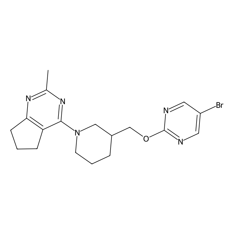 4-[3-[(5-Bromopyrimidin-2-yl)oxymethyl]piperidin-1...
