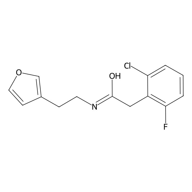 2-(2-Chloro-6-fluorophenyl)-N-[2-(furan-3-YL)ethyl...