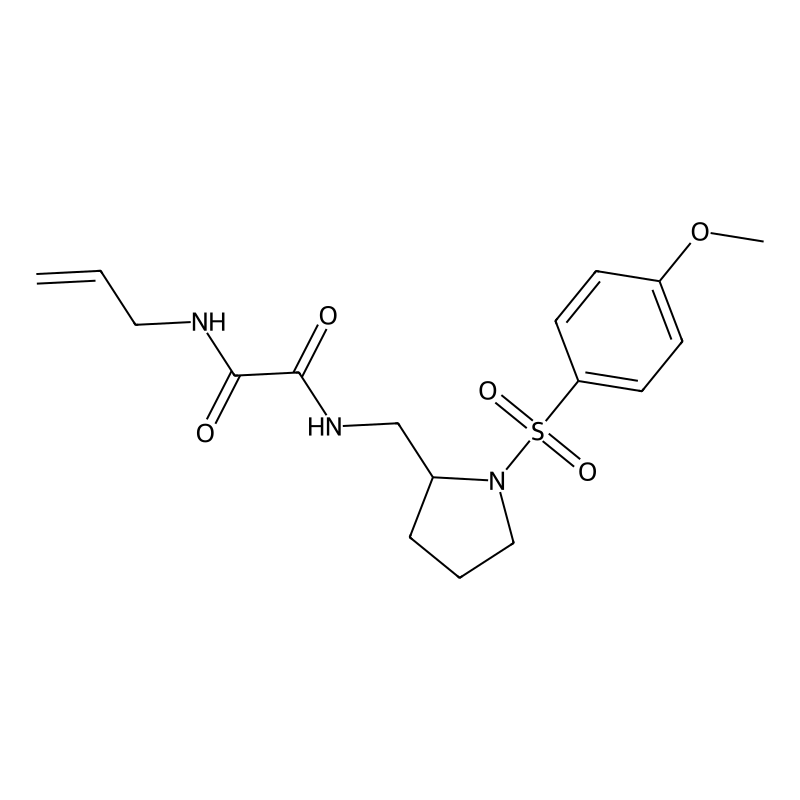 N1-allyl-N2-((1-((4-methoxyphenyl)sulfonyl)pyrroli...