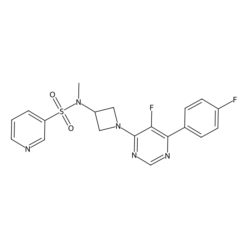 N-{1-[5-fluoro-6-(4-fluorophenyl)pyrimidin-4-yl]az...