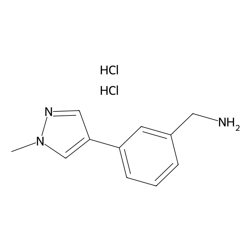 [3-(1-methyl-1H-pyrazol-4-yl)phenyl]methanamine di...