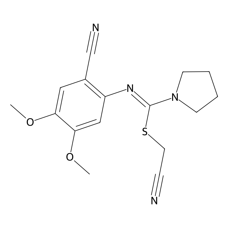 cyanomethyl N-(2-cyano-4,5-dimethoxyphenyl)-1-pyrr...