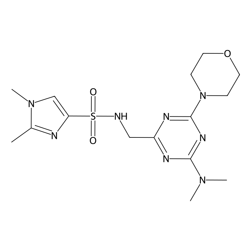 N-((4-(dimethylamino)-6-morpholino-1,3,5-triazin-2...