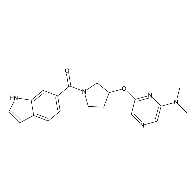 (3-((6-(dimethylamino)pyrazin-2-yl)oxy)pyrrolidin-...