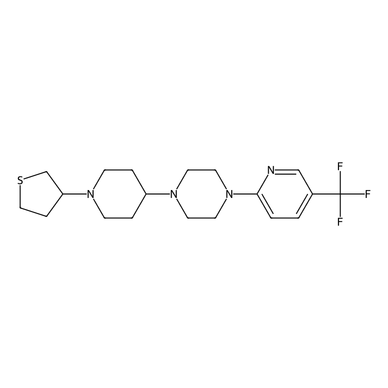 Buy Tetrahydrothiophen Yl Piperidin Yl Trifluoromethyl Pyridin Yl Piperazine