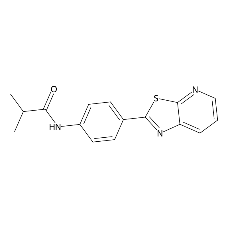 N-(4-(thiazolo[5,4-b]pyridin-2-yl)phenyl)isobutyra...