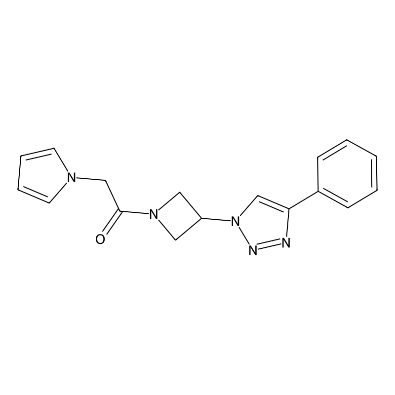 1-(3-(4-phenyl-1H-1,2,3-triazol-1-yl)azetidin-1-yl...