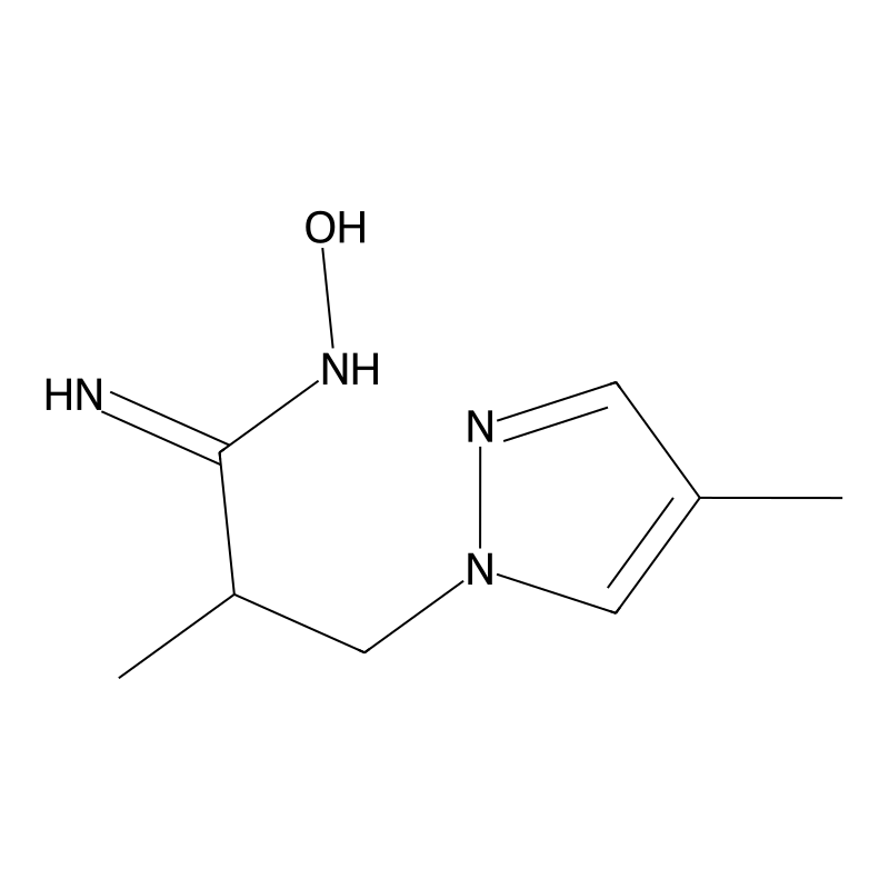 N'-hydroxy-2-methyl-3-(4-methyl-1H-pyrazol-1-yl)pr...