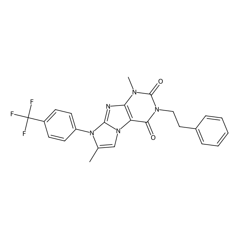 1,7-dimethyl-3-phenethyl-8-(4-(trifluoromethyl)phe...