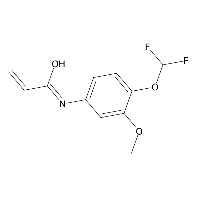 N-[4-(Difluoromethoxy)-3-methoxyphenyl]prop-2-enam...