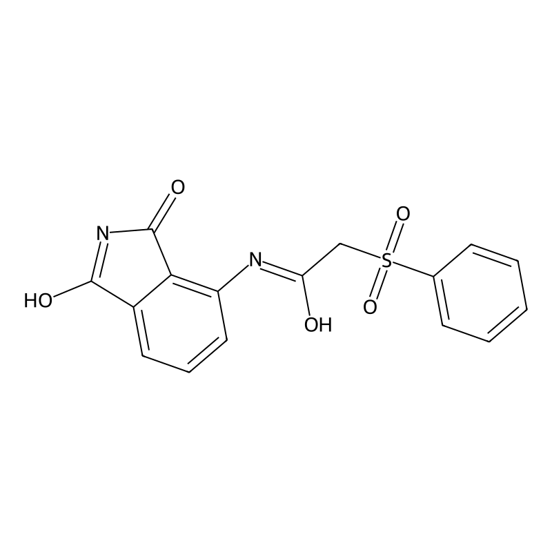 2-(benzenesulfonyl)-N-(1,3-dioxo-2,3-dihydro-1H-is...