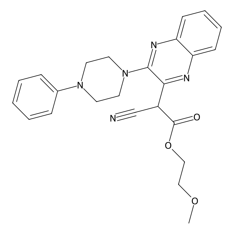 2-Methoxyethyl 2-cyano-2-[3-(4-phenylpiperazin-1-y...