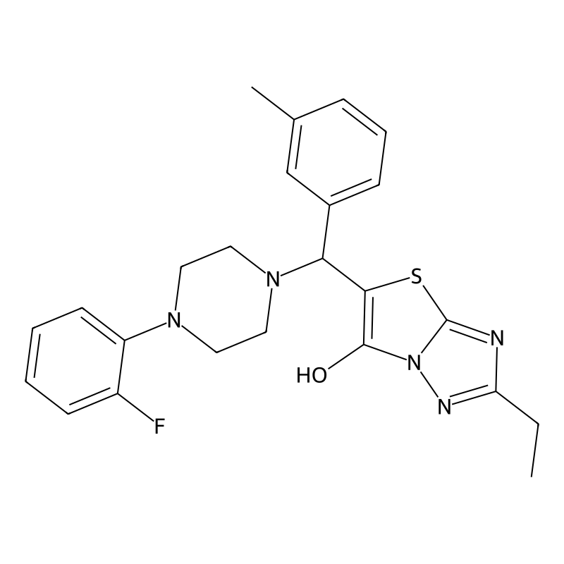 2-Ethyl-5-((4-(2-fluorophenyl)piperazin-1-yl)(m-to...