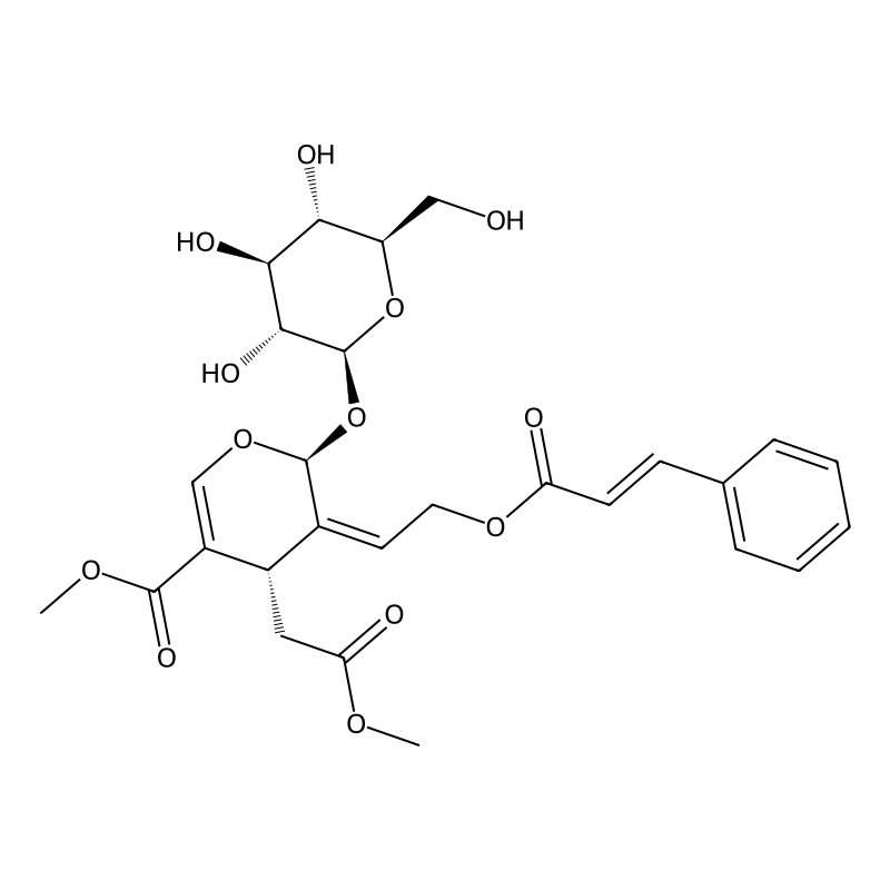 methyl (4S,5Z,6S)-4-(2-methoxy-2-oxoethyl)-5-[2-[(E)-3-phenylprop-2-enoyl]oxyethylidene]-6-[(2S,3R,4S,5S,6R)-3,4,5-trihydroxy-6-(hydroxymethyl)oxan-2-yl]oxy-4H-pyran-3-carboxylate