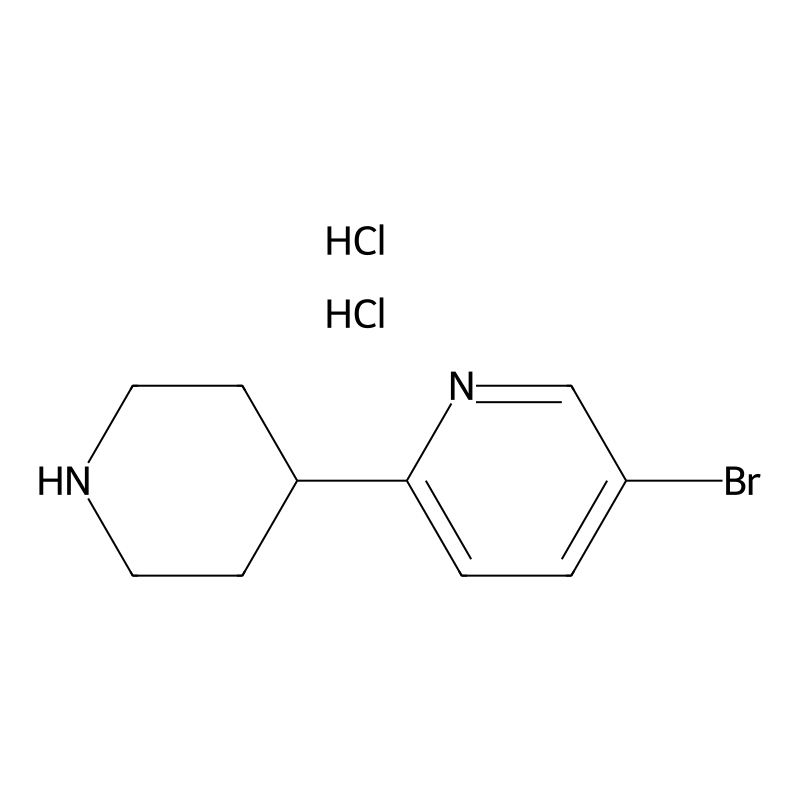 5-Bromo-2-piperidin-4-ylpyridine;dihydrochloride