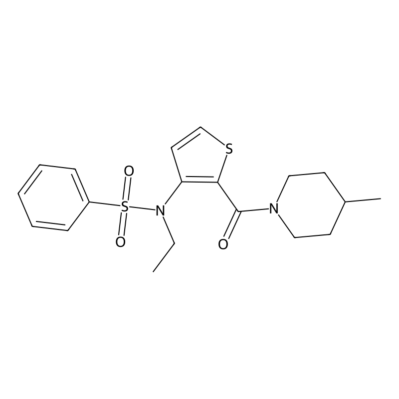 N-ethyl-N-[2-(4-methylpiperidine-1-carbonyl)thioph...